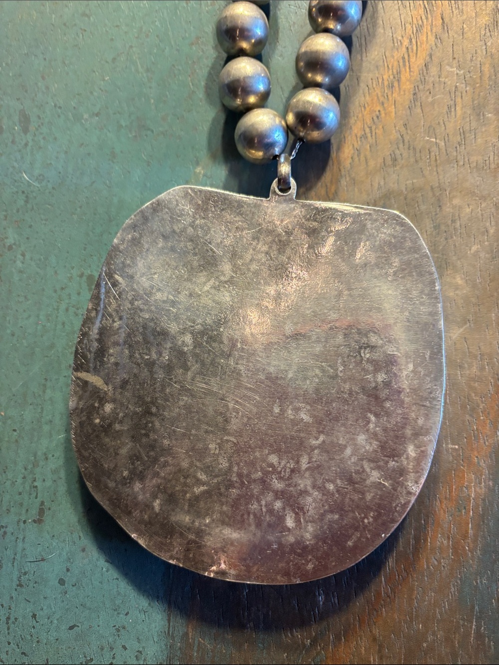 Rare old pawn Heavy sterling silver necklace - Picture 8 of 9